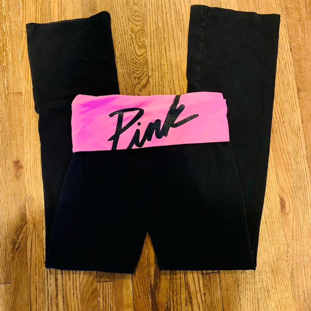 PINK Victoria’s Secret sparkly yoga pants
